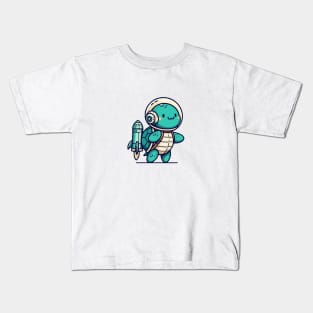 Space Turtle Kids T-Shirt